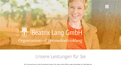 Desktop Screenshot of beatrixlang.de